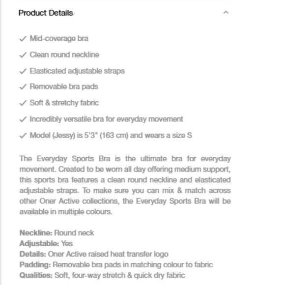 Oner Active Everyday Sports Bra in Burnt Cherry - Picture 3 of 3